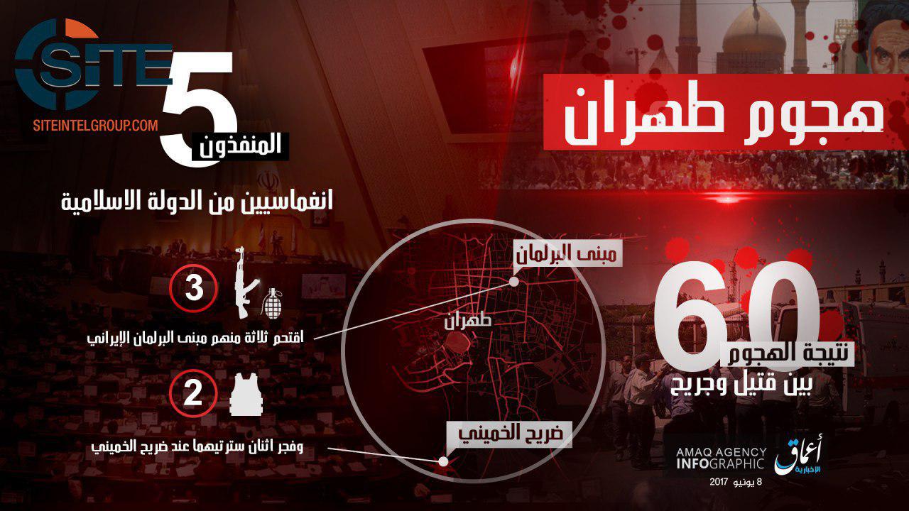 داعش اینفوگرافی حملات دیروز را منتشرکرد