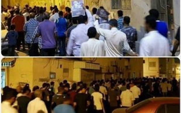 مردم بحرین شب گذشته دست به تظاهرات زدند