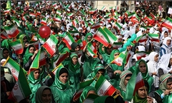 ارائه برنامه‌های فرهنگی و پرورشی از طریق ۷ غرفه در مسیر راهپیمایی 22 بهمن