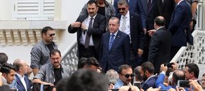  حضور اردوغان در مراسم ازدواج تکواندوکار ایرانی