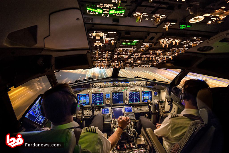 عکس نشنال جئوگرافیک از فرود هواپیما در آمستردام