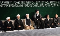 عزاداری حضرت اباعبدالله الحسین(ع) در حضور رهبر انقلاب برگزار شد