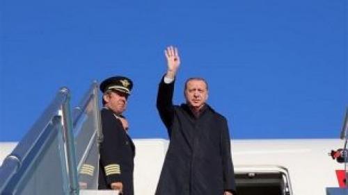 رئیس‌جمهوری ترکیه وارد تهران شد