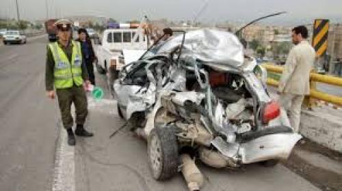  تصادف مرگبار پژو و تریلر باز هم در جاده داراب 