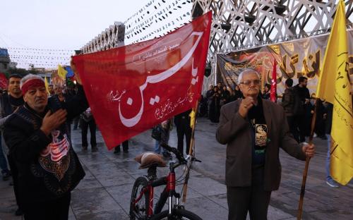 جاماندگان اربعین در تهران ندای «هل من ناصر» حسین(ع)را لبیک گفتند