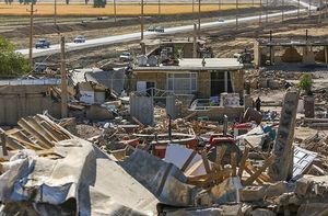 جان باختن ۲۰ نفر از معلولان در مناطق زلزله زده