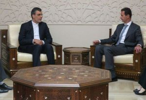گفتگوی جابری انصاری با بشار اسد پس از سفر مسکو