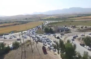 آخرین وضعیت ترافیکی در محورهای مواصلاتی استان کرمانشاه و مناطق زلزله‌زده