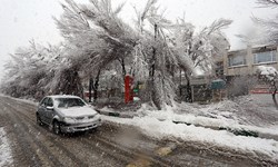 وقوع برف و کولاک در ۱۰ استان کشور