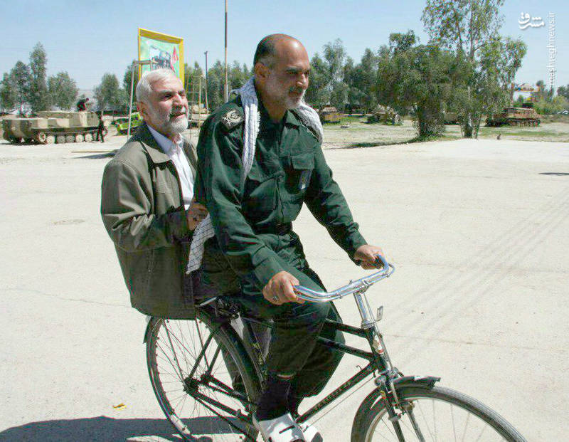 عکس/ دوچرخه سواری ۲ سردار