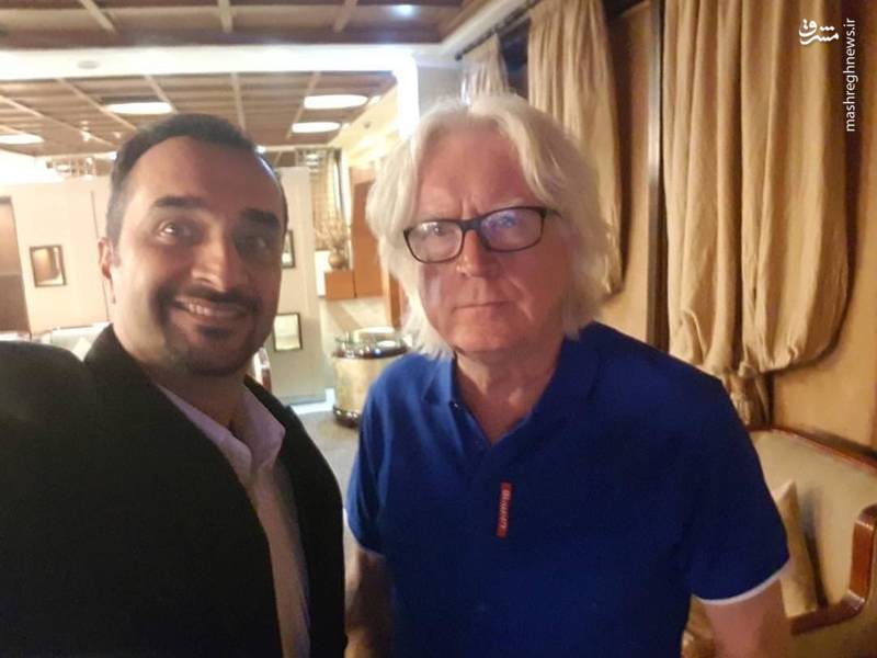 سلفی مجری پرسپولیسی با شفر+عکس