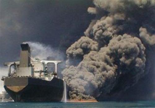 انفجار دوباره در نفتکش ایرانی+فیلم