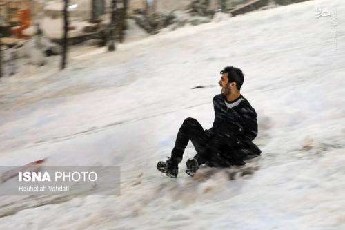  برف بازی تهرانی‌ها در زمستان+عکس