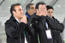 خداحافظی کاظمی با بازیکنان ذوب آهن