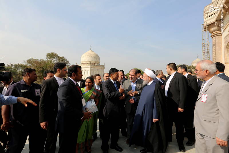 عکس/ روحانی در قطب شاهیان حیدرآباد هند