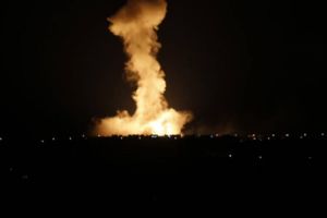 حمله موشکی اسرائیل به زمین‌های کشاورزی در نوار غزه