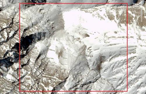 جدیدترین تصاویر ماهواره‌ای از محل سقوط هواپیمای یاسوج