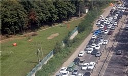ترافیک سنگین در برخی محورهای شمال