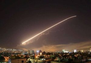 دفع حمله موشکی به حمص و دمشق توسط پدافند ارتش