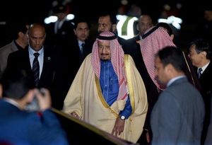 دیدار شاه سعودی و نمایندگان ناتو در ریاض