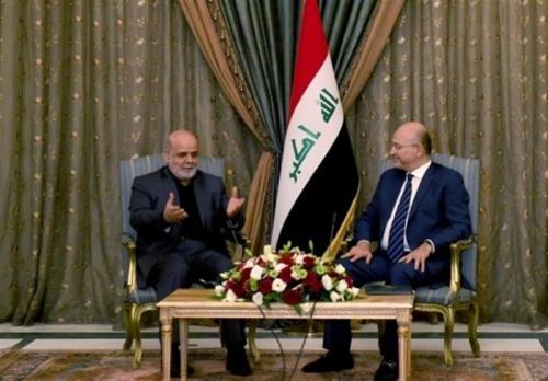 تمجید صالح از نقش ایران در حمایت از عراق