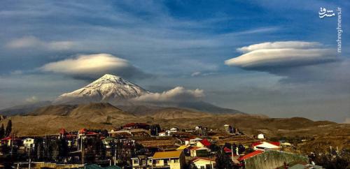 نمایی زیبا از قله دماوند+عکس
