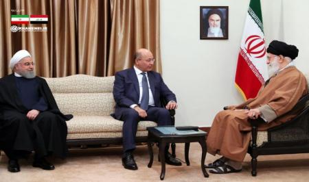 دیدار رئیس جمهور عراق با مقام معظم رهبری