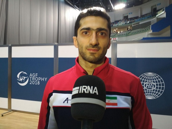 مدال آوری کیخا درمسابقات ژیمناستیک آلمان 