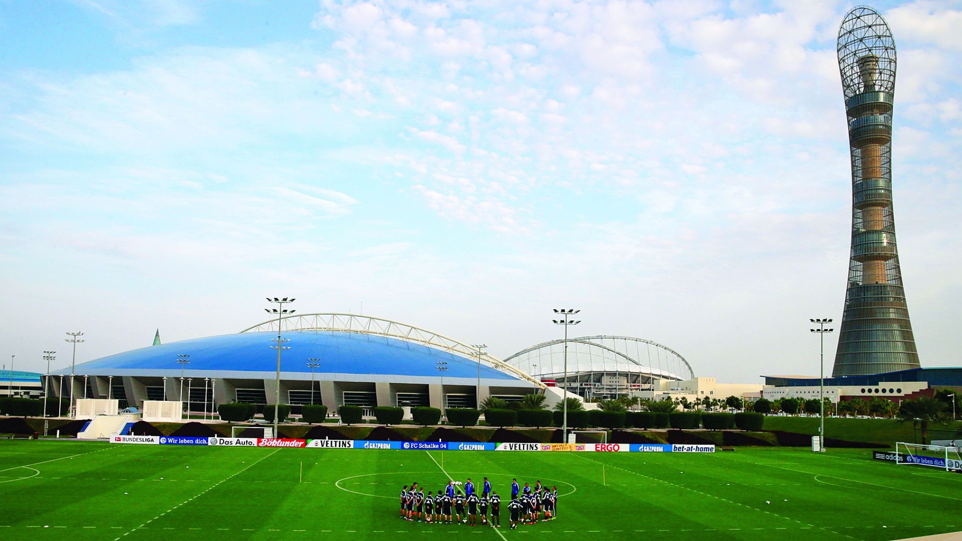 نگاهی به کمپ پیشرفته ورزشی قطری‌ها +عکس