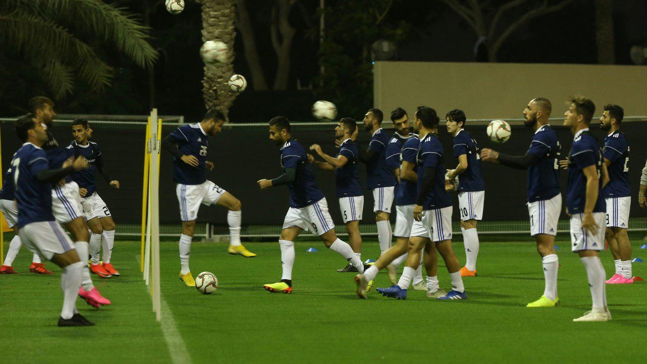 آخرین تمرین تیم ملی پیش از بازی تدارکاتی مقابل فلسطین+عکس