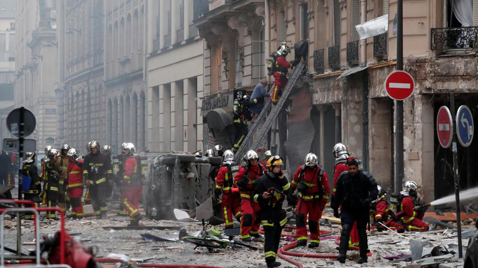  انفجار مهیب در پاریس + تصاویر 