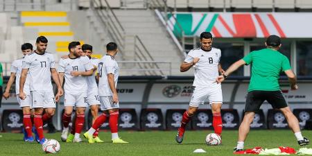 نخستین تمرین تیم ملی فوتبال ایران در دبی