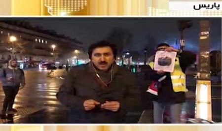 روایت خبرنگار صدا و سیما از جلیقه زردی که با عکس سردار سلیمانی خودنمایی کرد