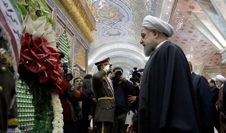  رئیس‌جمهور و هیئت دولت با آرمان‌های امام تجدید میثاق کردند