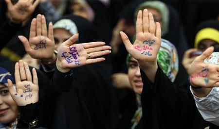 اجتماع ۵۰۰۰ نفری «دختران انقلاب» در تهران برگزار شد