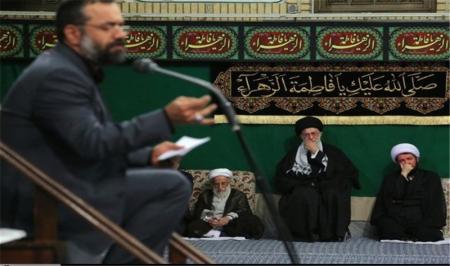 مداحی محمود کریمی  در حسینیه امام خمینی (ره) +صوت