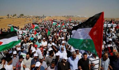 شهادت یک فلسطینی بر اثر شلیک گاز اشک‌آور
