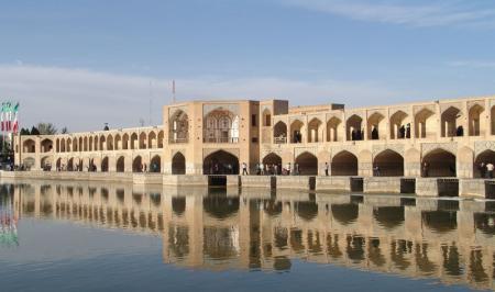 پل خواجوی اصفهان در سال ١٣٠٥+عکس