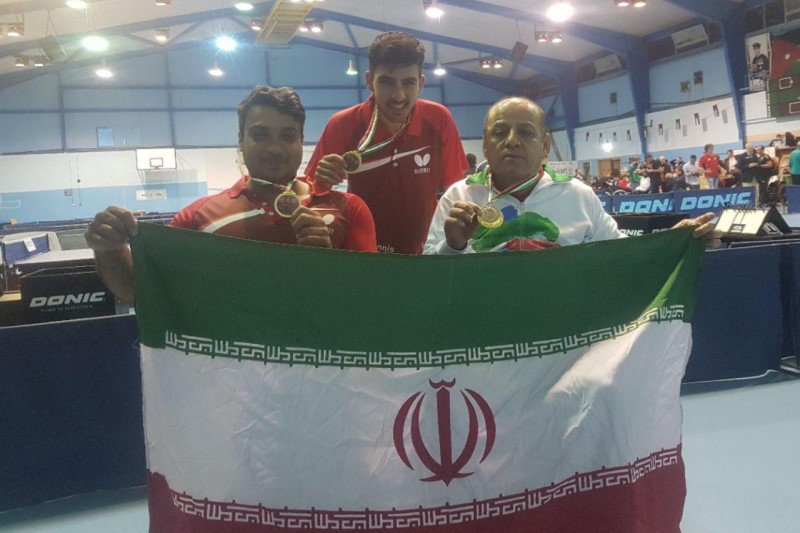 کاروان تنیس روی میز جانبازان و معلولین کشورمان به سه مدال طلا دست یافتند