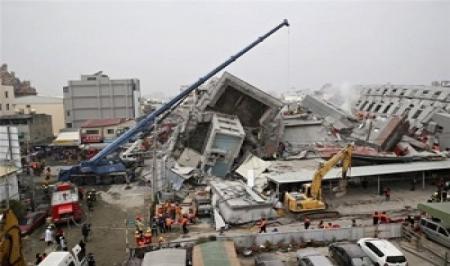 زلزله مهیب در تایوان + فیلم