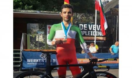 گنج خانلو مدال طلای قهرمانی آسیا دوچرخه سوار را کسب کرد