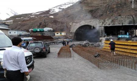 انفجار تونل در آزادراه تهران شمال + فیلم