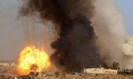 حمله جنگنده‌های ائتلاف متجاوزان سعودی به صنعا