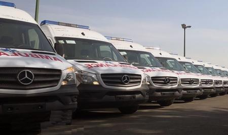 کمبود ۱۵۰۰ دستگاه آمبولانس در سازمان اورژانس کشور