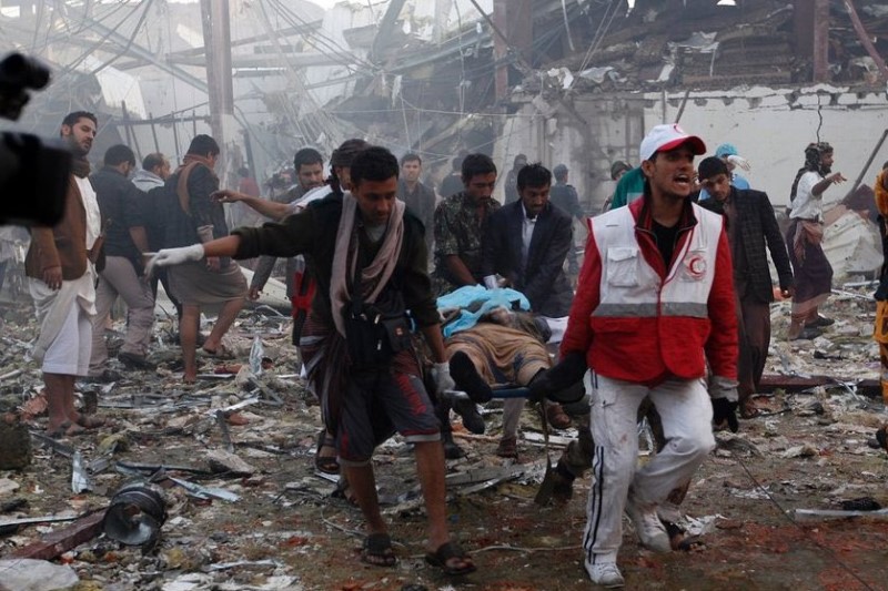 مقام یمنی:  پرجمعیت‌ترین منطقه صنعا هدف   متجاوزان سعودی قرار گرفت