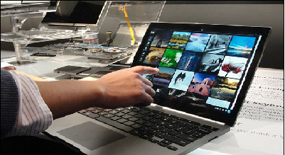  تصاویر نخستین لپ تاپ لمسی گوگل