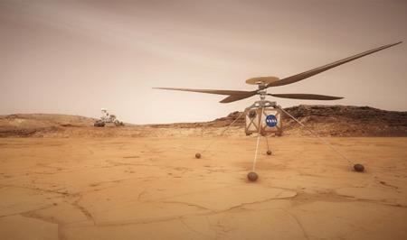 ناسا هلیکوپتر مخصوص سفر در مریخ خود را مورد آزمایش قرار داد