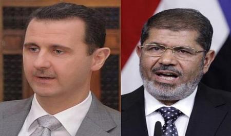تفاوت‌های سیاست‌های مرسی و اسد در جایگاه رئیس‌جمهور