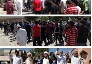 تظاهرات در بحرین در اعتراض به عدم تحویل پیکر شهید محمود الجزیری 