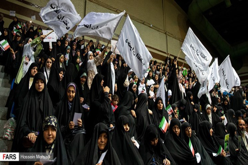 اجتماع دختران انقلاب به یاد شهید مدافع امنیت
